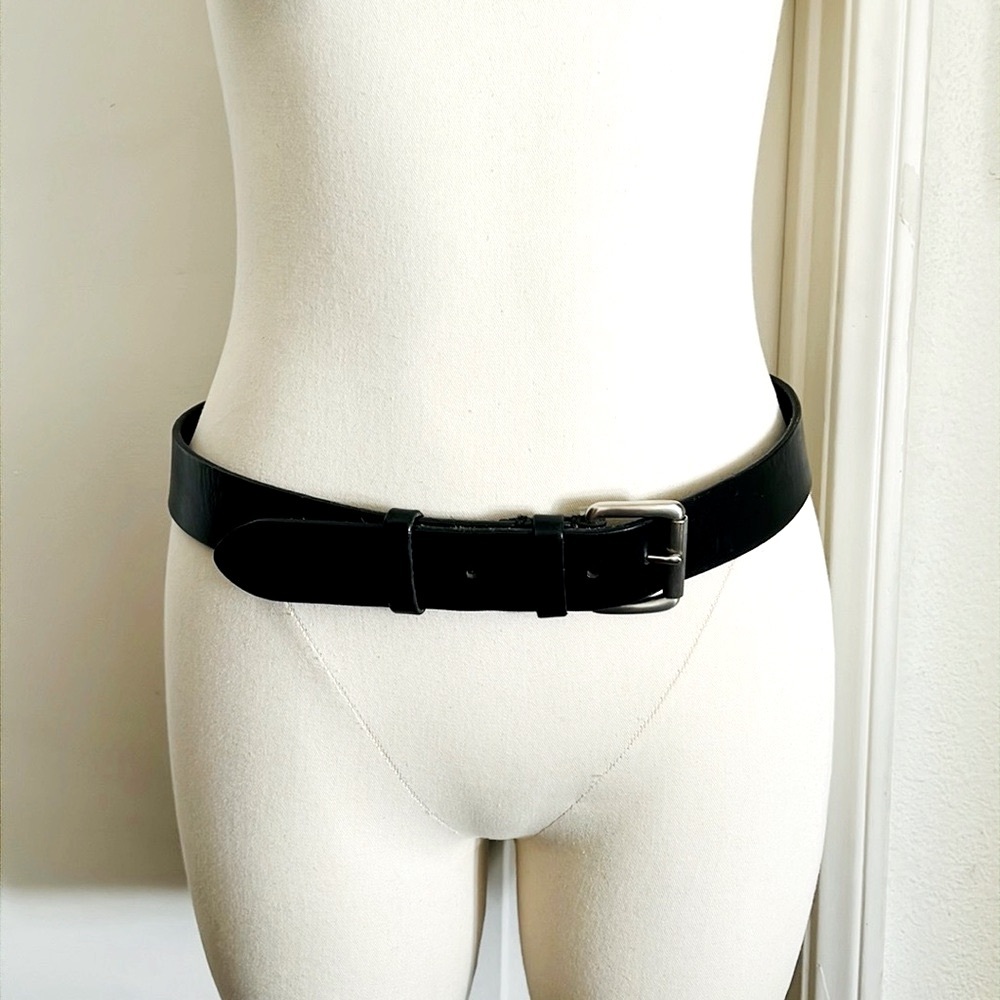 Levi’s~Black~Full Grain Leather / Unisex - Picture 2 of 9